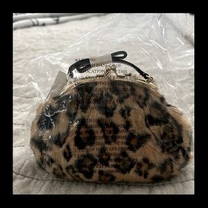 New  Janie&Jack little girls faux fur coin pursre